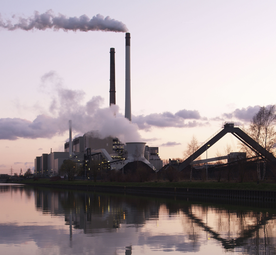 Coal-fired power plant.[2]