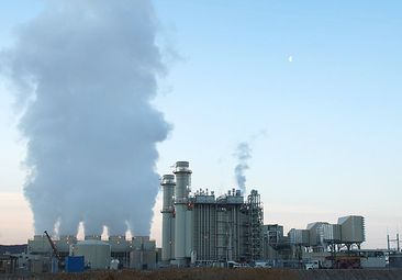 Natural gas power plant.[7]