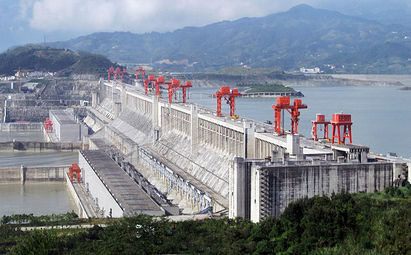 Hydroelectric power plant.[6]